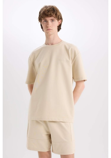 DeFacto Slim Fit Dar Kesim Dar Paça Basic Düz Şort B8674AX25SPBG702