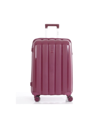 Mçs Üçlü Polipropilen Valiz Seti V305 - Mçs Kırılmaz Silikon Valiz Set Mürdüm