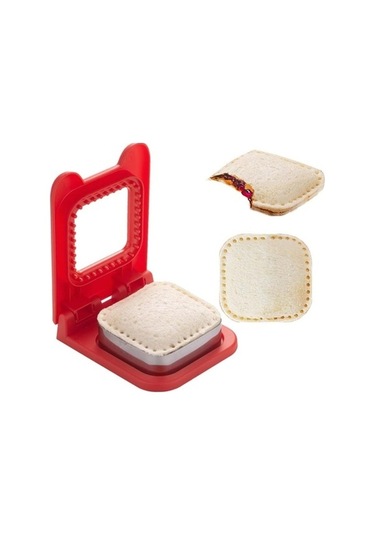 Ulzyvf Cbtx Kare Sandviç Kesici Kalıbı - Kırmızı Renk Şekil Kesici Kırmızı