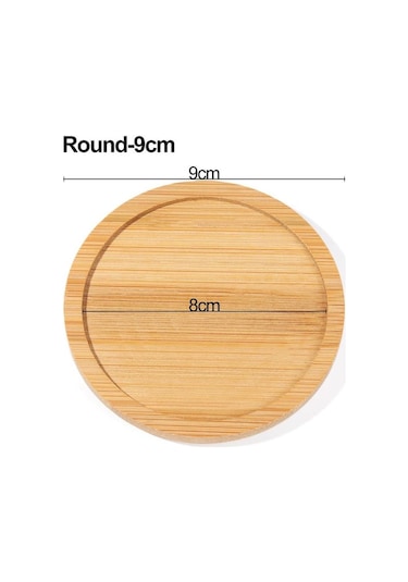 Round-9cm-pot Stander Ev Dekorasyon Succulents Bonsai Tutucu Yuvarlak Kare Altıgen Dikdörtgen Saksı Tabanı Bambu Ahşap Tepsi