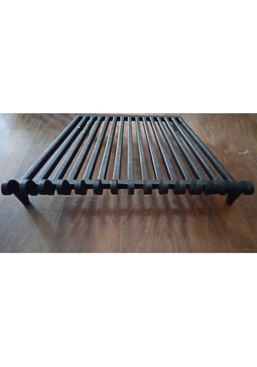 Döküm Izgara Şömine Izgarası 70 Cm X 46 Cm.X 46 Cm 15 Li Izgara Küllüklü
