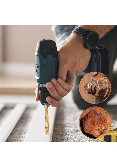 10 Parça Vida Çıkarıcı Ve Matkap Ucu Tutucu, Sol El Matkap Ucu Seti