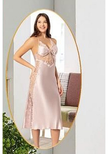 Xses 1005 Kadın Çeyizlik Saten 6'lı Takım-pudra Pudra