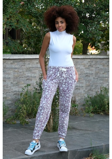 Akbeniz Kadın Welsoft Polar Tek Alt Pijama 210062 - M Mor