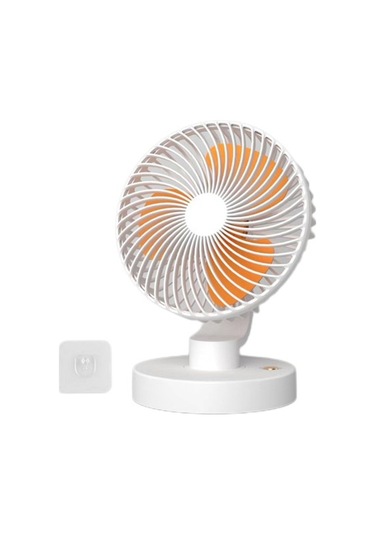 1200 Mah Plastik Elle Tutulan Fan, Basit, Taşınabilir, Çok Işlevli, Büyük Rüzgar Ve Sessiz Fan G9mwk0 Beyaz