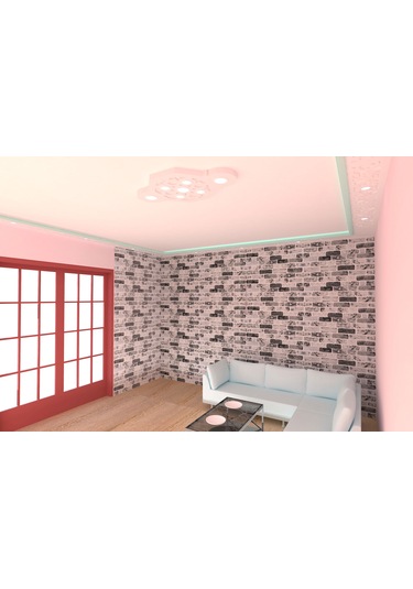 Motifpiyer Tavan Led Spotlu Göbeği-14-55x95cm-sekizgen