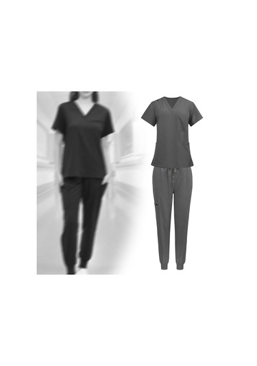 Suntek Hemşirelik Önlükleri Hemşireler Haftası Hastane M-gri