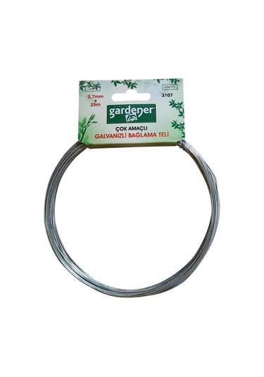 Gardener 3107 Galvanizli Çok Amaçlı Bağlama Teli 0,7mm X 25m