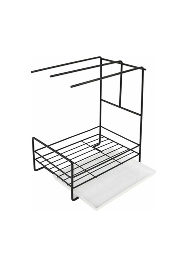 Laima Mutfak İçin Düzenleyici Stand, Sünger Tablası 143008466 Siyah