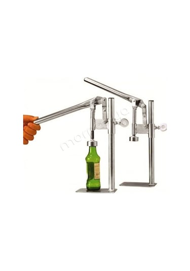 Soda Gazoz Kapağı Kapatma Makinesi Şişe Kapatma Aleti 1000 Kapak Gümüş