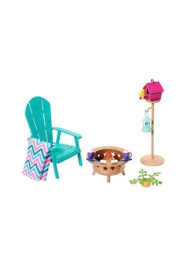 Barbie'nin Ev Dekorasyonu Oyun Setleri HJV32