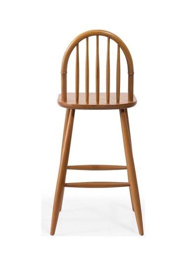 Rustica Ahşap Bar Sandalyesi Natural