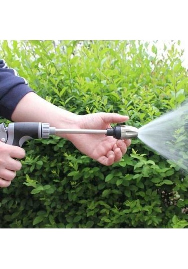 Novahub Çinko Alaşımlı Bahçe Hortumu Metal Püskürtücü, Yüksek Basınçlı, Ağır Hizmet, Kullanışlı Ve Dayanıklı