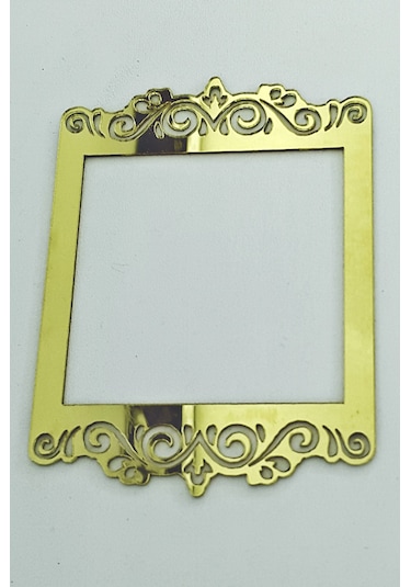 Priz Kenarı için Desenli Pleksi Priz Çerçevesi & Priz Süsü Gümüş-Tekli