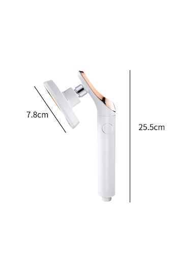 Suntek Ev Beyazı Için Yüksek Basınçlı Duş Başlığı Yedek El Beyaz