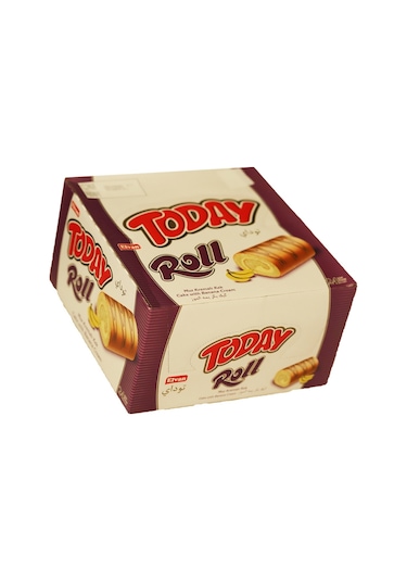 Today Swiss Roll Muz Kremalı Kek 35 Gr 24 Adet (1 Kutu)