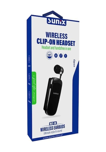 Sunix BLT-38 Makaralı Bluetooth Kulak İçi Kulaklık
