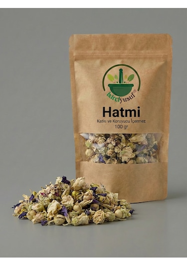 Hatmi Hatmi Çiçeği Gülhatmi Kurutulmuş Bitki Çayı 100 G Doğal