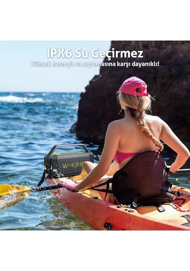 W-King D9-1 100W 40S TWS Ses Bombası 5.0 Bluetooth Hoparlör