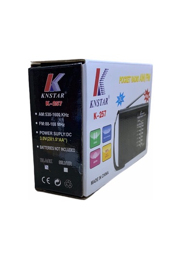 Knstar K-257 Pilli Cep Radyosu