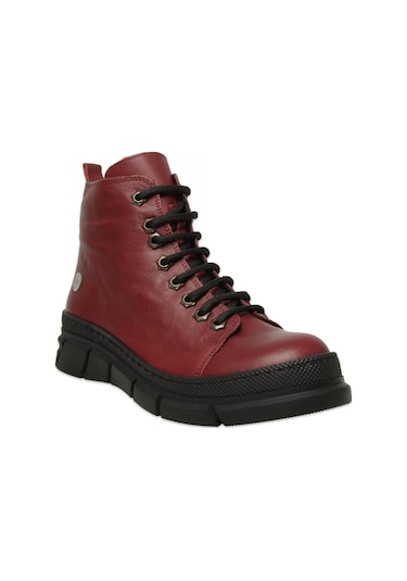 Mammamia D25kb-1935 Günlük Bordo Kadın Bot Bordo