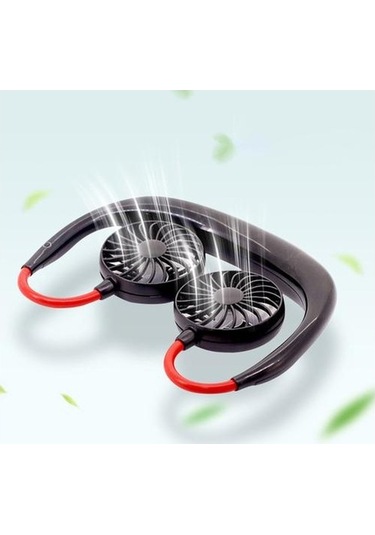 Soulader Taşınabilir Şarj Edilebilir Boyun Kliması, 180 Derece Ayarlanabilir Hava Soğutucu, Mini Kişisel Fan, Spor Ve Seyahat İçin Hafif Boyun Bantlı Fan