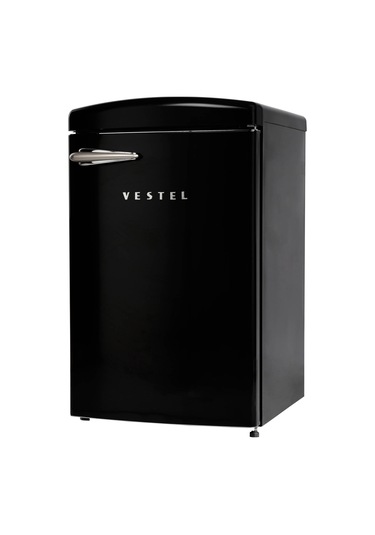Vestel Retro SB14111 122 L Statik Buzdolabı Siyah