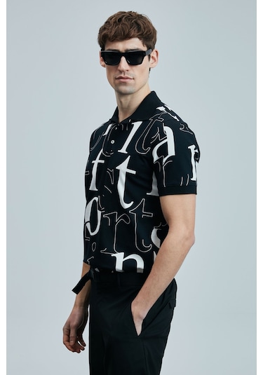 Lufian 111040219 Dıamond Smart Erkek Polo Tişört Erkek T-shirt SIYAH Lufian 111040219 Dıamond Smart Erkek Polo Tişört Erkek T-shirt SIYAH