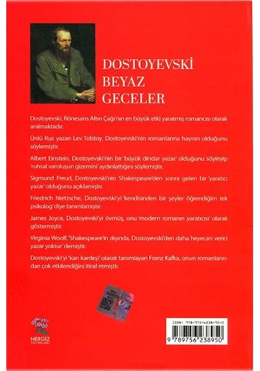 Beyaz Geceler Yeni Çeviri / Fyodor Mihailoviç Dostoyevski