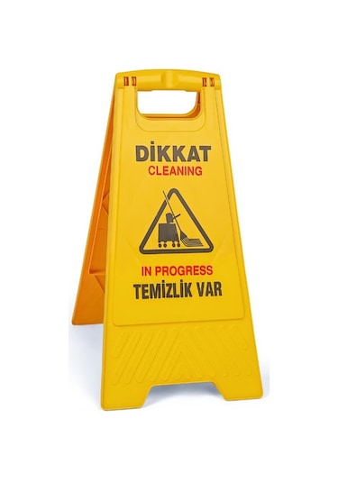 Omnisoft Uctm Kz101 Temizlik Var Uyarı Levhası 6 Adet