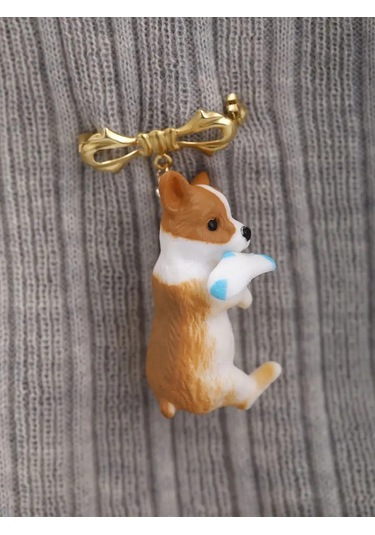 Blucome Broş 167722734 Kahve