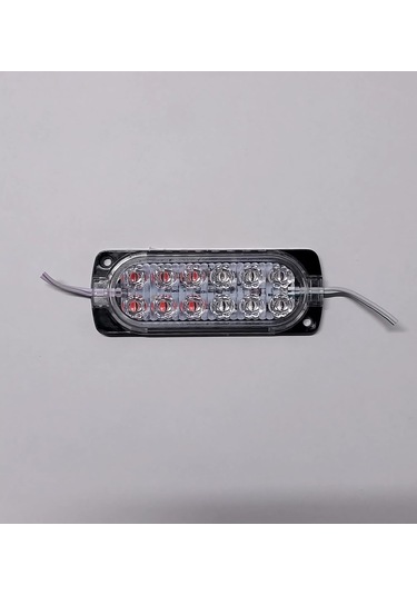 Çakar Modül Mavi--kırmızı 12 Ledli 12 Volt 2.4 Watt -2 Adet -351- Mavi - Kırmızı
