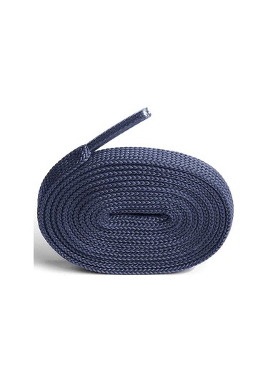 Mavi Gri 1 Cm Kalınlığında 1 Çift Yassı Spor Ayakkabı Bağcığı Gri