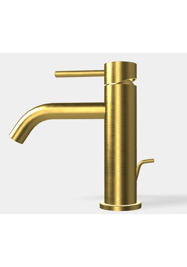 Fima F3031xsos Mat Altın Lavabo Bataryası