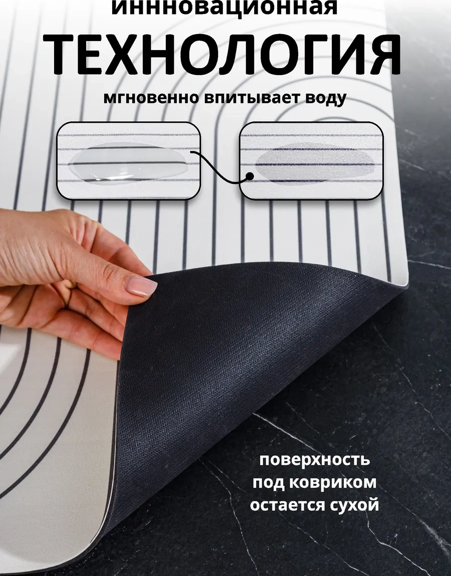 Swensa Emici Bulaşık Kurutma Paspası 423104993 Sütlü