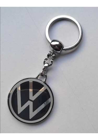 Volkswagen Uyumlu Logolu Metal Otomobil Anahtarlığı