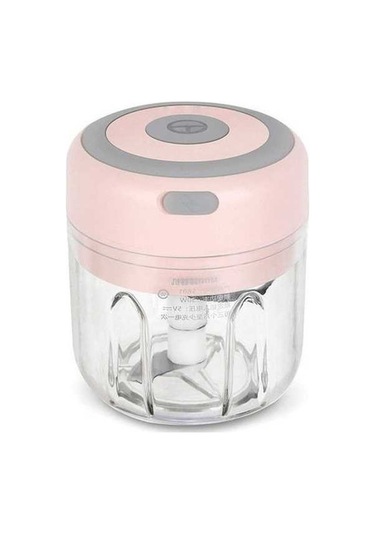 Primepickings Zm-14 Mini Kablosuz Sarımsak Ezici - Pembe 250ml Yüksek Bardak Diğer