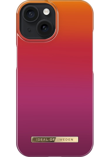 Fashion Case Apple Uyumlu iPhone 15 Vibrant Ombre Çok Renkli