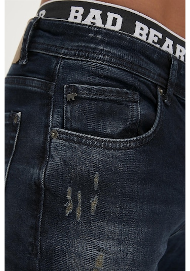 Bad Bear Xavier Jeans Indigo Mavi Erkek Denim Pantolon-indigo İndigo