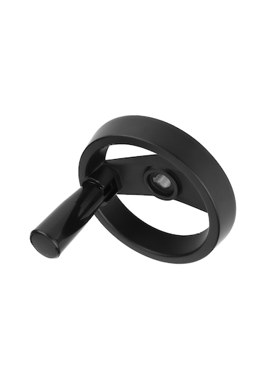 Samdoo Alüminyum Gövde Ve Nylon Kollü Katlanabilir Döner Makine Aleti El Tekerleği, 12x125mm, 4mm Anahtar Yolu, Sıkıcı Kullanim, Talaşlı İmalat İçin