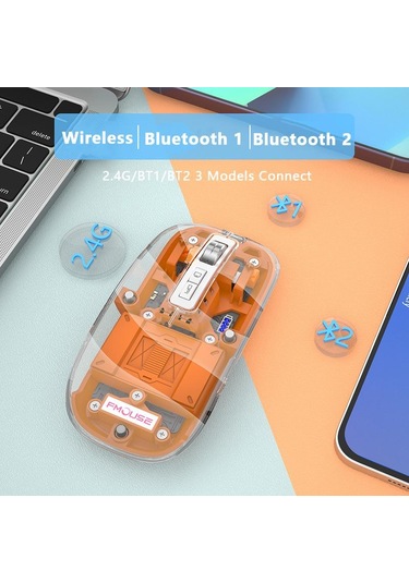 Vaorlo Bluetooth - Wireles LED Sessiz Mouse