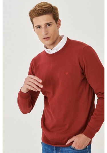 Wrangler Erkek Kazak W8A02PX2G 600 Kırmızı