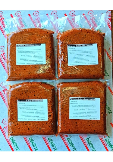 Subaşı Çiğköfte Vakumlu Çiğköfte 4 x 1 KG