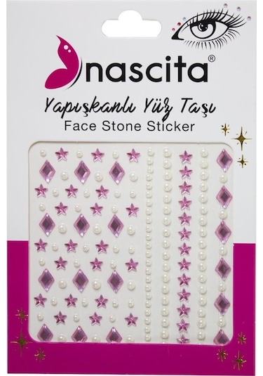 Nascita Yapışkanlı Yüz Taşı Pembe