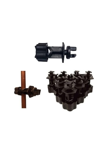 Pars Elektrikli Çit Sistemi Demir Direk İzolatörü 100 Adet