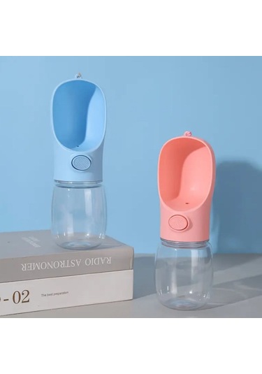 Büro Ev Ofis Evcil Hediyesi İçin 350ml Butonlu Taşını Kedi Köpek Suluk