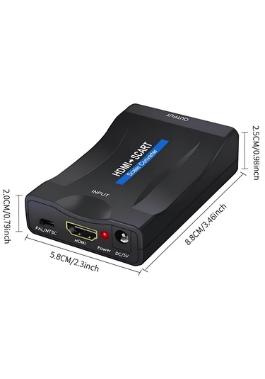 Speeduf Hdmı To Scart Av Çevirici 4363p Dönüştürücü Skart Adaptor