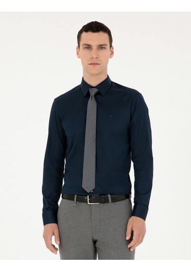Pierre Cardin Erkek Lacivert Gömlek Basic 50286102-vr033 Lacivert