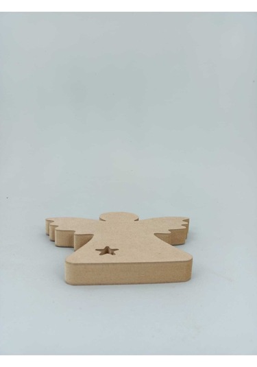 Na Neşeli Ahşap 15 Cm Ahşap Melek Figürü Dik Durabilir Masa Dekoru Yılbaşı Dekoru Model Neseliemelek123456