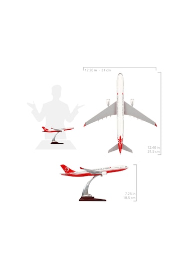 Zekupp T.C Cumhurbaşkanlığı Airbus A330-300. 1/200 Uçak Maketi